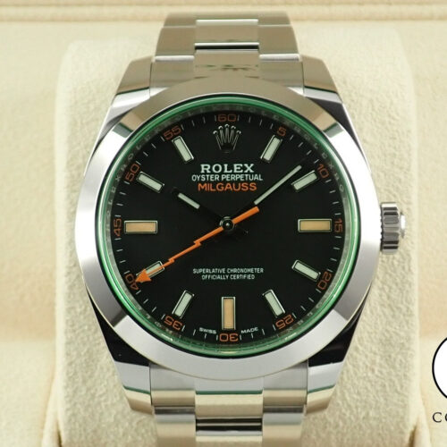 ロレックス ミルガウス Ref.116400GV ステンレススチール ブラック文字盤 商品画像1