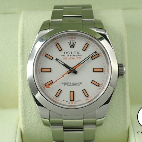 ロレックス ミルガウス Ref.116400 ステンレススチール ホワイト文字盤 商品画像1