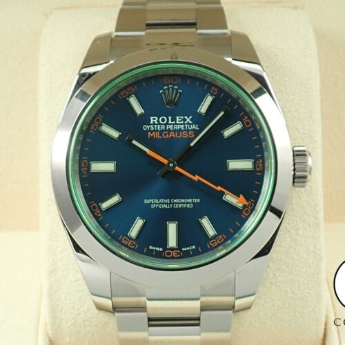 ロレックス ミルガウス Ref.116400GV ステンレススチール Zブルー文字盤 商品画像1