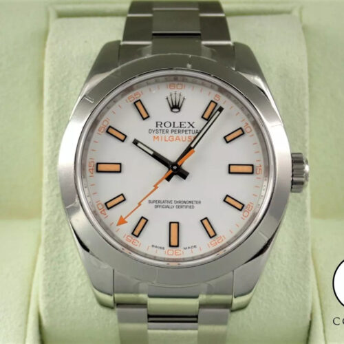 ロレックス ミルガウス Ref.116400 ステンレススチール ホワイト文字盤 商品画像1