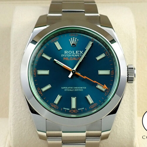 ロレックス ミルガウス Ref.116400GV ステンレススチール Zブルー文字盤 商品画像1