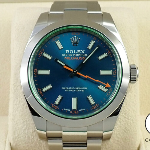 ロレックス ミルガウス Ref.116400GV ステンレススチール Zブルー文字盤 商品画像1