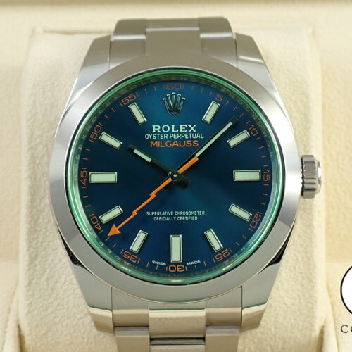 ロレックス ミルガウス Ref.116400GV ステンレススチール Zブルー文字盤 商品画像1