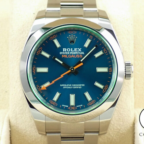 ロレックス ミルガウス Ref.116400GV ステンレススチール Zブルー文字盤 商品画像1