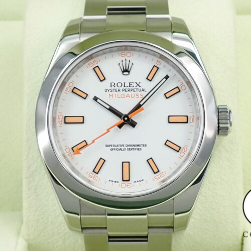 ロレックス ミルガウス Ref.116400 ステンレススチール ホワイト文字盤 商品画像1