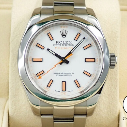 ロレックス ミルガウス Ref.116400 ステンレススチール ホワイト文字盤 商品画像1