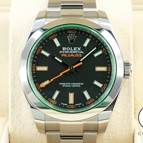 ロレックス ミルガウス Ref.116400GV ステンレススチール ブラック文字盤 商品画像1