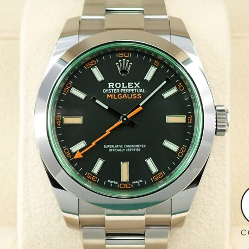 ロレックス ミルガウス Ref.116400GV ステンレススチール ブラック文字盤 商品画像1