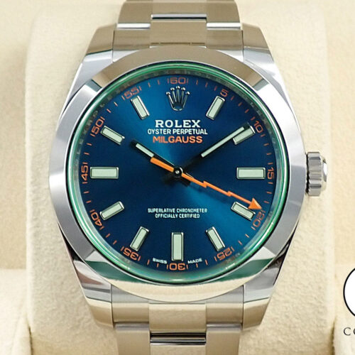 ロレックス ミルガウス Ref.116400GV ステンレススチール Zブルー文字盤 商品画像1