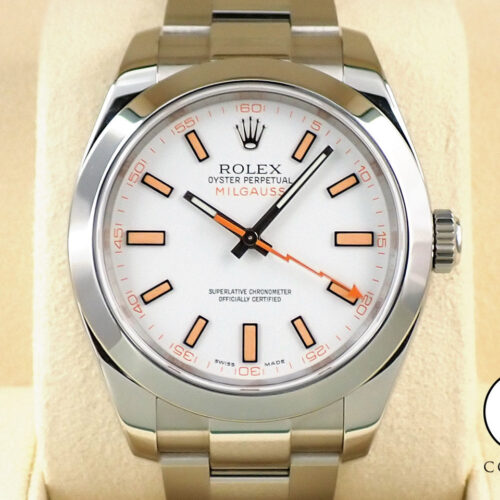 ロレックス ミルガウス Ref.116400 ステンレススチール ホワイト文字盤 商品画像1