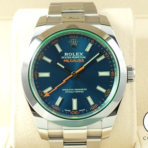 ロレックス ミルガウス Ref.116400GV ステンレススチール Zブルー文字盤 商品画像1
