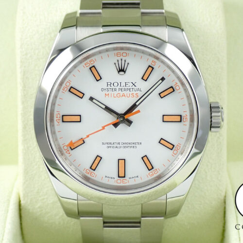 ロレックス ミルガウス Ref.116400 ステンレススチール ホワイト文字盤 商品画像1