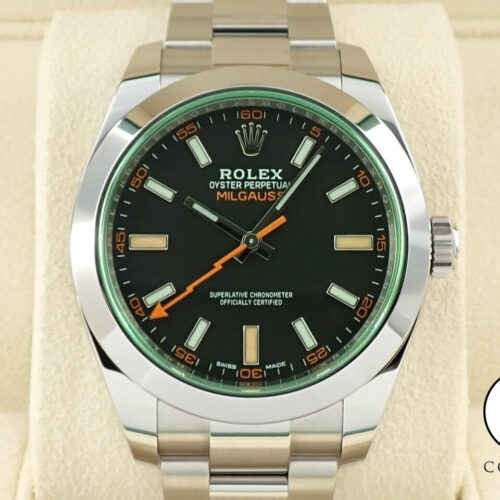 ロレックス ミルガウス Ref.116400GV ステンレススチール ブラック文字盤 商品画像1