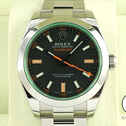 ロレックス ミルガウス Ref.116400GV ステンレススチール ブラック文字盤 商品画像1
