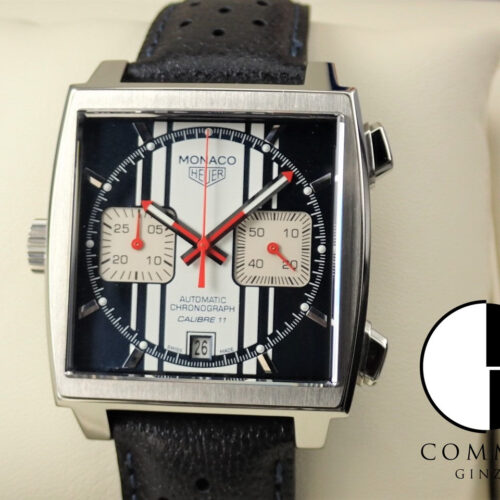 タグホイヤー モナコ Ref.CAW211D.FC6300 ブルー/ホワイト文字盤 美品 monaco-10 商品画像1