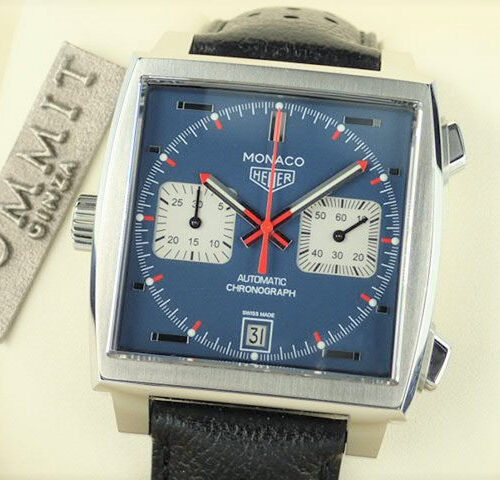 タグホイヤー モナコ Ref.CAW211P.FC6356 ブルー文字盤 中古 monaco-7 商品画像1