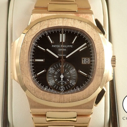 パテックフィリップ ノーチラス クロノグラフ Ref.5980/1R-001 ローズゴールド ブラックグラデーション文字盤 商品画像1