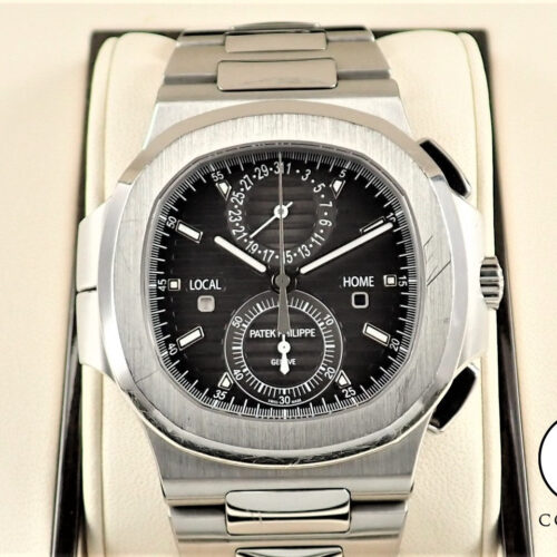 パテックフィリップ ノーチラス トラベルタイム クロノグラフ Ref.5990/1A-001 ステンレススチール ブラックグラデーション文字盤 商品画像1
