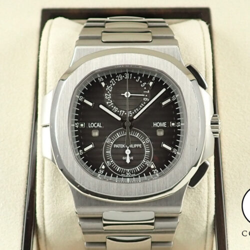 パテックフィリップ ノーチラス トラベルタイム クロノグラフ Ref.5990/1A-001 ステンレススチール ブラックグラデーション文字盤 商品画像1
