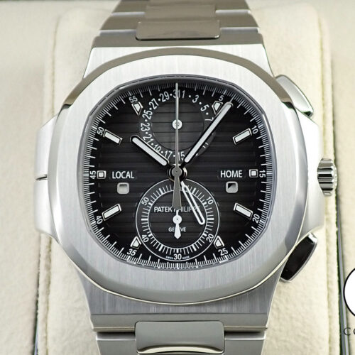 パテックフィリップ ノーチラス トラベルタイム クロノグラフ Ref.5990/1A-001 ステンレススチール ブラックグラデーション文字盤 商品画像1