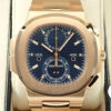 パテックフィリップ ノーチラス トラベルタイム クロノグラフ Ref.5990/1R-001 ローズゴールド ブルーソレイユ文字盤 商品画像1