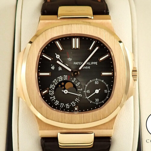 パテックフィリップ ノーチラス Ref.5712R-001 ローズゴールド ブラック ブラウン文字盤 商品画像1