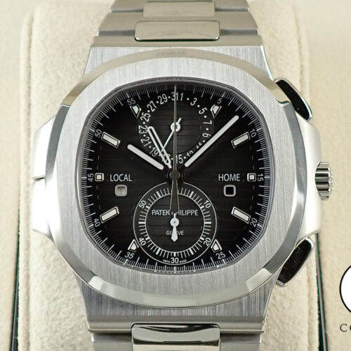 パテックフィリップ ノーチラス トラベルタイム クロノグラフ Ref.5990/1A-001 ステンレススチール ブラックグラデーション文字盤 商品画像1