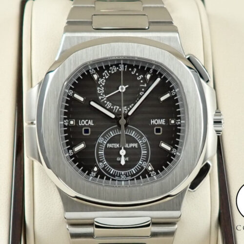 パテックフィリップ ノーチラス トラベルタイム クロノグラフ Ref.5990/1A-001 ステンレススチール ブラックグラデーション文字盤 商品画像1