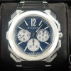 ブルガリ オクト フィニッシモS クロノグラフ GMT Ref.103467 ブルー文字盤 未使用 152V4CUF 商品画像1