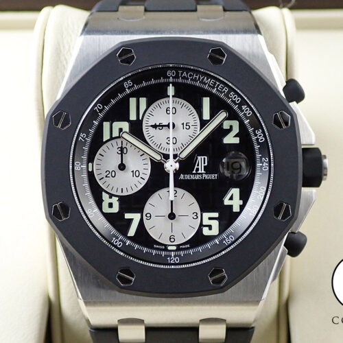 オーデマピゲ ロイヤルオーク オフショア クロノグラフ Ref.25940SK.OO.D002CA.01.A ステンレススチール ブラック文字盤 商品画像1