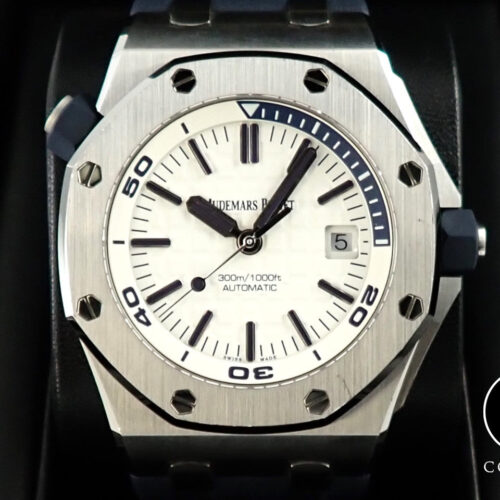 オーデマピゲ ロイヤルオーク オフショア ダイバー Ref.15710ST.OO.A010CA.01 ステンレススチール ホワイト文字盤 商品画像1
