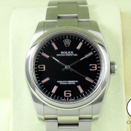 ロレックス オイスターパーペチュアル36 Ref.116000 ステンレススチール ブラック文字盤 商品画像1