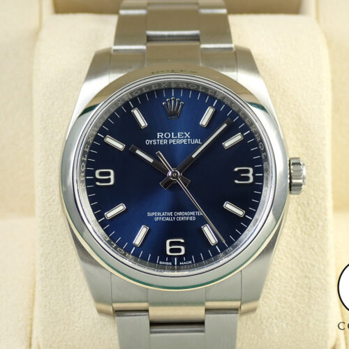 ロレックス オイスターパーペチュアル36 Ref.116000 ステンレススチール ブルー文字盤 商品画像1