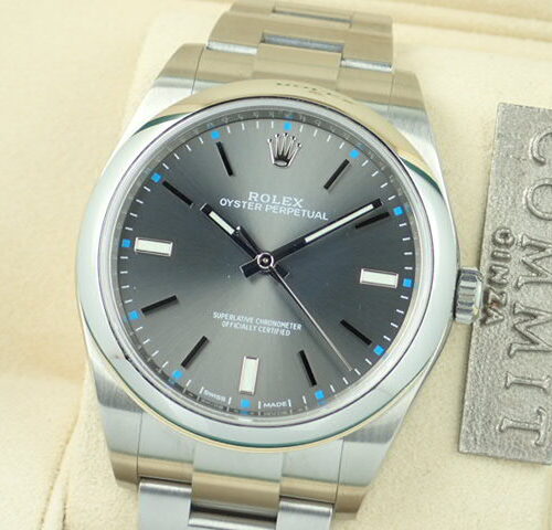 ロレックス オイスターパーペチュアル Ref.114300 ダークロジウム文字盤 中古 oyster-perpetual-28 商品画像1