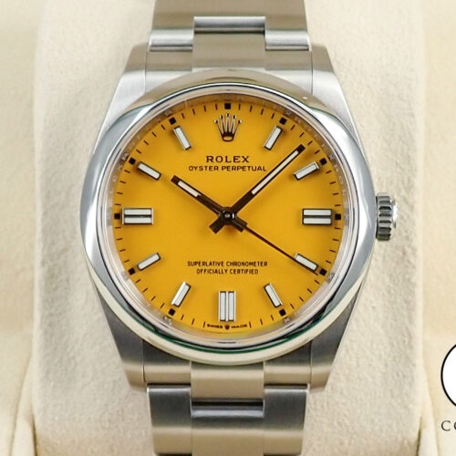 ロレックス オイスターパーペチュアル36 Ref.126000 ステンレススチール イエロー文字盤 商品画像1