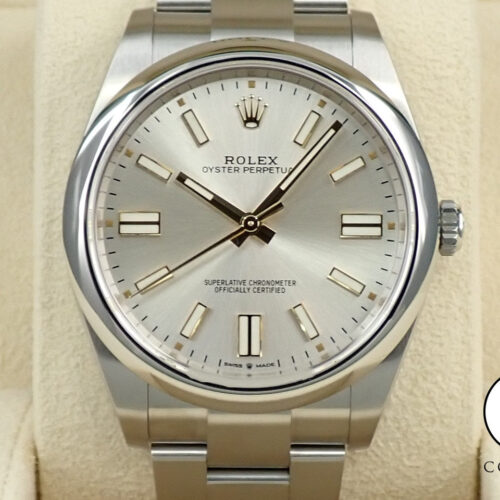 ロレックス オイスターパーペチュアル41 Ref.124300 ステンレススチール シルバー文字盤 商品画像1