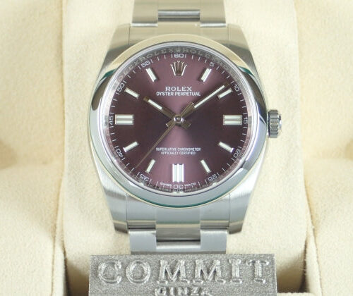 ロレックス オイスターパーペチュアル Ref.116000 レッドグレープ文字盤 未使用 oyster-perpetual-2 商品画像1