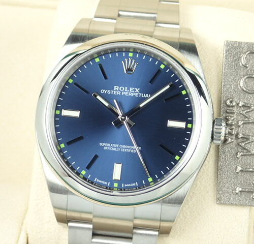 ロレックス オイスターパーペチュアル Ref.114300 ブルー文字盤 中古 oyster-perpetual-32 商品画像1