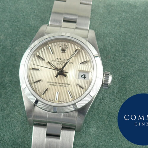 ロレックス オイスターパーペチュアルデイト Ref.69190 シルバータペストリー文字盤 中古 oyster-perpetual-37 商品画像1