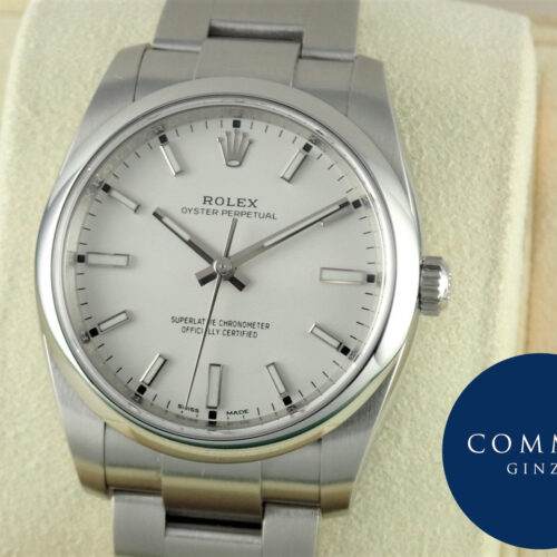ロレックス オイスターパーペチュアル Ref.114200 ホワイト文字盤 中古 oyster-perpetual-38 商品画像1
