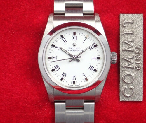 ロレックス オイスターパーペチュアル Ref.77080 ホワイト文字盤 中古 oyster-perpetual-4 商品画像1