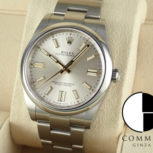 ロレックス オイスターパーペチュアル Ref.124300 シルバー文字盤 未使用 oyster-perpetual-52 商品画像1