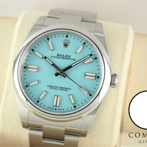 ロレックス オイスターパーペチュアル Ref.124300 ターコイズブルー文字盤 未使用 oyster-perpetual-60 商品画像1