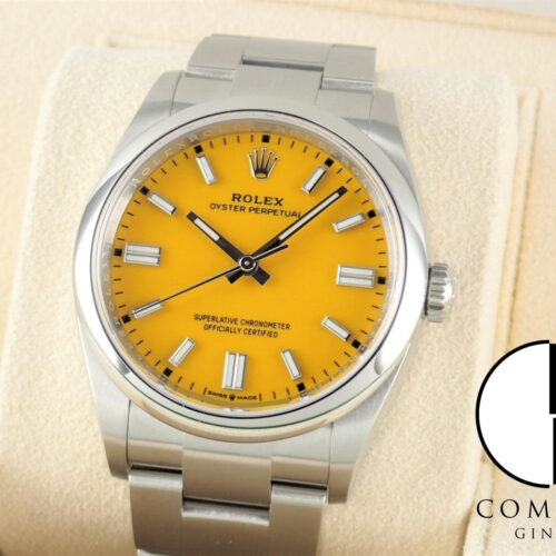 ロレックス オイスターパーペチュアル Ref.126000 イエロー文字盤 未使用 oyster-perpetual-65 商品画像1