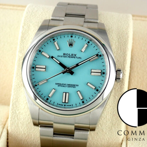 ロレックス オイスターパーペチュアル Ref.124300 ターコイズ文字盤 未使用 oyster-perpetual-71 商品画像1