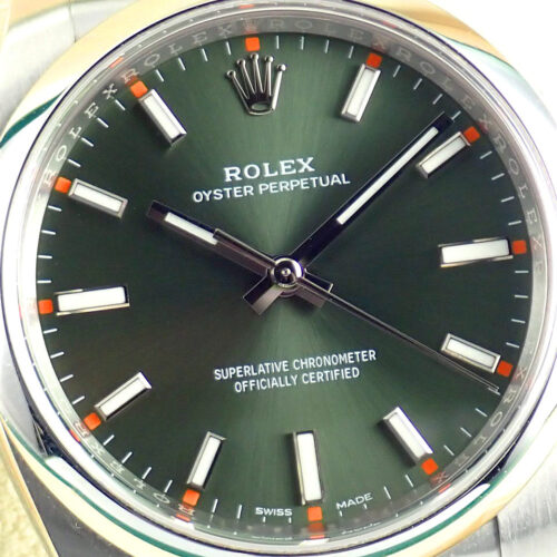 ロレックス オイスターパーペチュアル Ref.114200 オリーブ文字盤 中古 oyster-perpetual-72 商品画像1