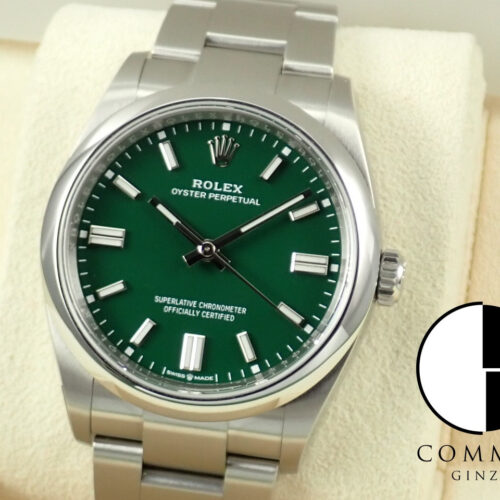 ロレックス オイスターパーペチュアル Ref.126000 グリーン文字盤 極美品 oyster-perpetual-86 商品画像1