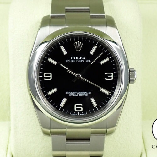 ロレックス オイスターパーペチュアル36 Ref.116000 ステンレススチール ブラック文字盤 商品画像1