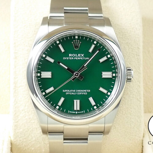 ロレックス オイスターパーペチュアル36 Ref.126000 ステンレススチール グリーン文字盤 商品画像1