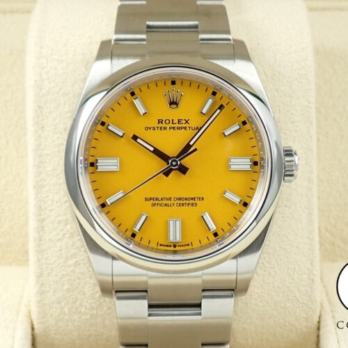 ロレックス オイスターパーペチュアル36 Ref.126000 ステンレススチール イエロー文字盤 商品画像1